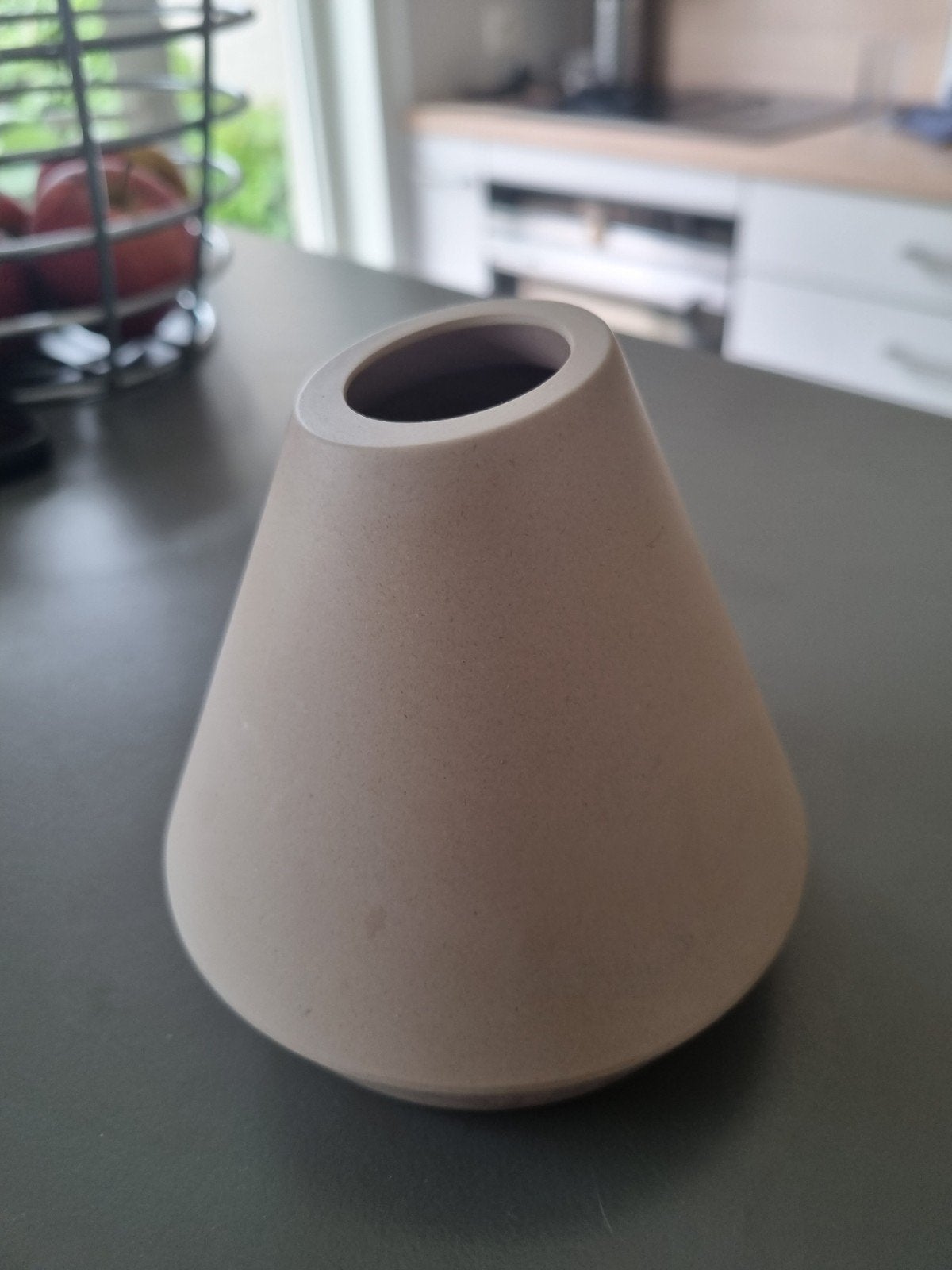vaas van point virgule, Huis en Inrichting, Woonaccessoires | Vazen, Ophalen of Verzenden, Beige