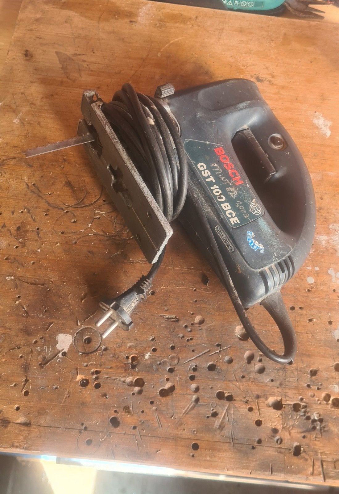Bosch GST 100 BCE, Ophalen, Gebruikt