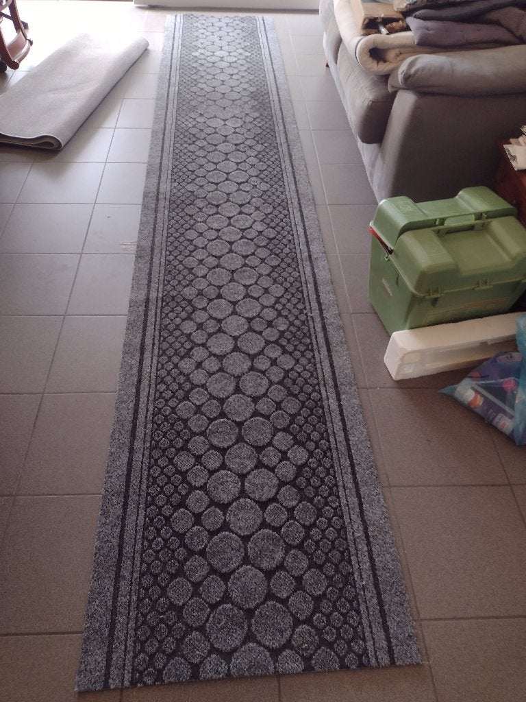 Chemin de tapis - 3,70 m x 0,67 m - En bon état, Maison & Meubles, Ameublement | Tapis & Moquettes, Gris, 200 cm ou plus, Enlèvement