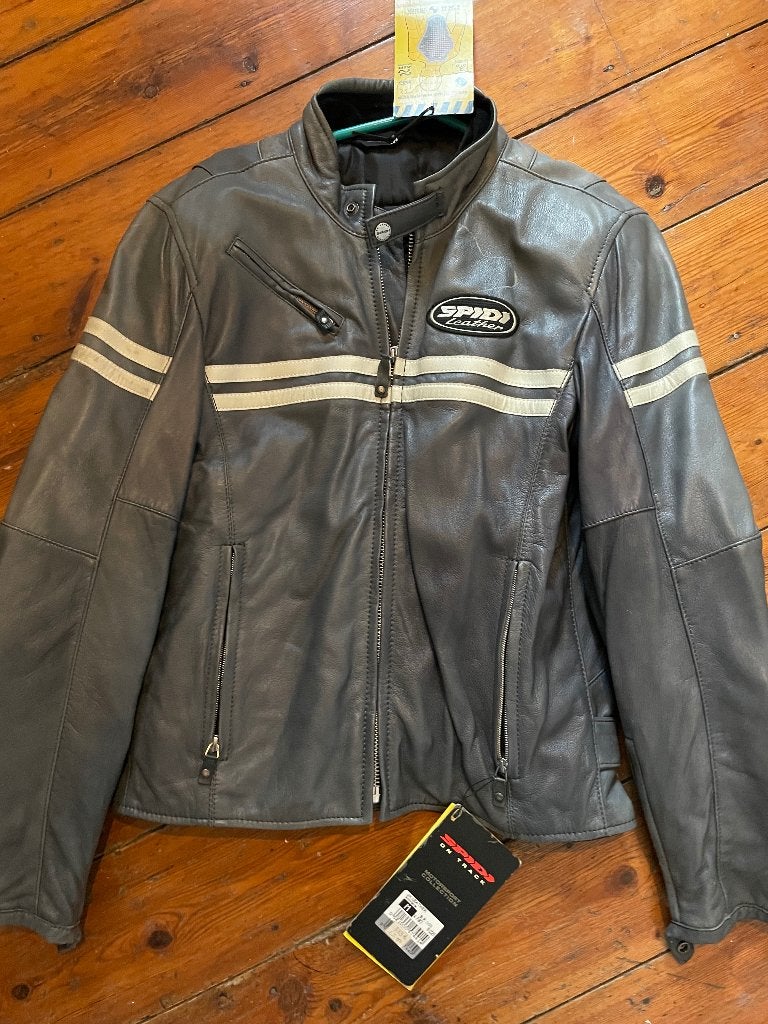 Blouson Moto Cuir SPIDI JK, Motos, Enlèvement, Neuf, avec ticket, Manteau | cuir