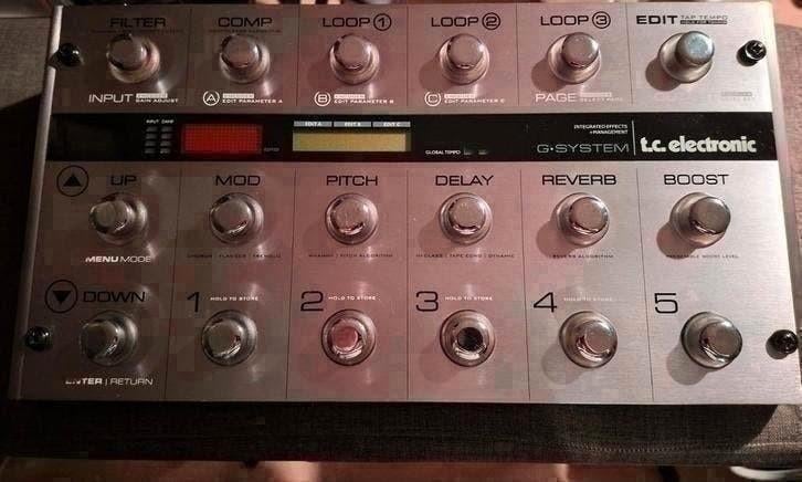 TC electronic G-System in perfecte staat, Muziek en Instrumenten, Effecten, Zo goed als nieuw, Chorus, Delay of Echo, Reverb, Volume