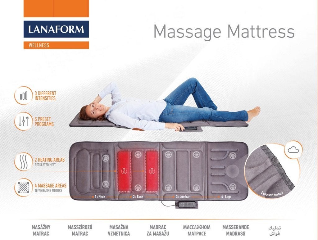 Massage matras Lanaform, Sport en Fitness, Ophalen, Nieuw