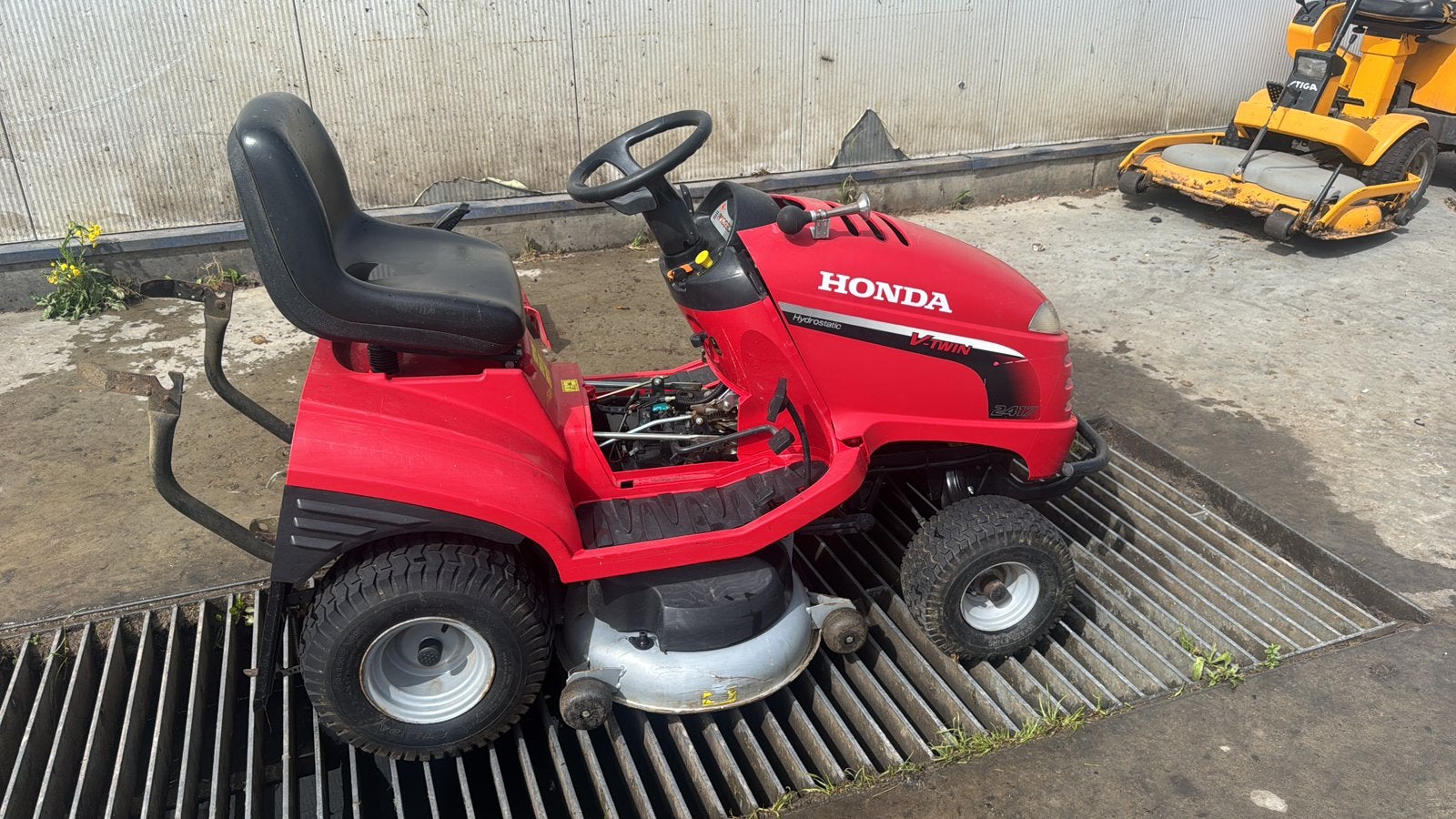 Honda zitmaaier, Tuin en Terras, Ophalen of Verzenden, Zo goed als nieuw, Opvangbak