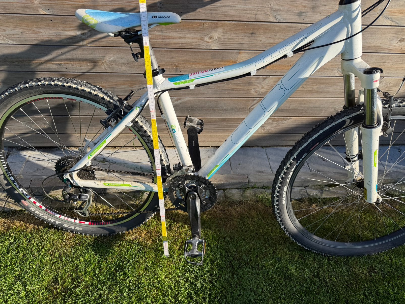 Cube vrouwenmtb, Fietsen en Brommers, Fietsen | Mountainbikes en ATB, Ophalen, Zo goed als nieuw