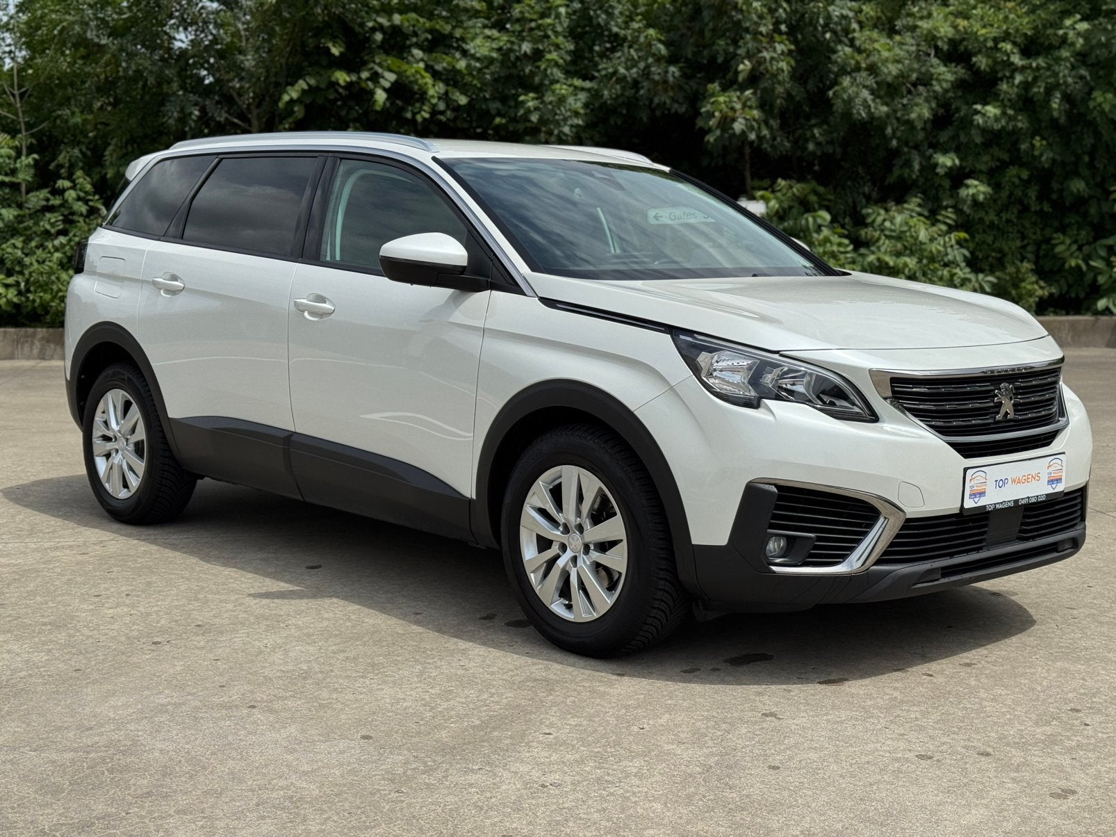 PEUGEOT 5008 / AUTOMAAT! / GEKEURD VVK!, Stof, Wit, 5 zetels, 5 deurs
