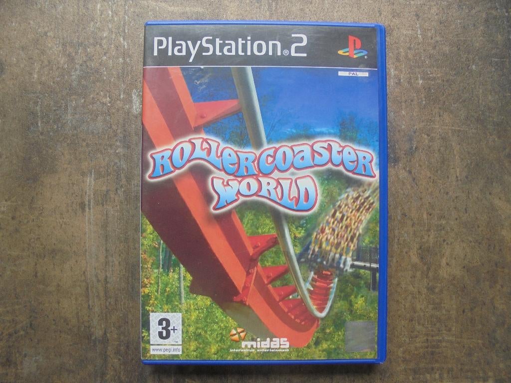 Rollercoaster World voor PS2 (zie foto's) II, Games en Spelcomputers, Games | Sony PlayStation 2, Gebruikt, 1 speler, Ophalen of Verzenden
