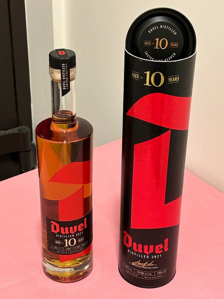 Duvel Distilled 2021 Limited Edition, Verzamelen, Ophalen of Verzenden, Nieuw, Flesje(s), Duvel