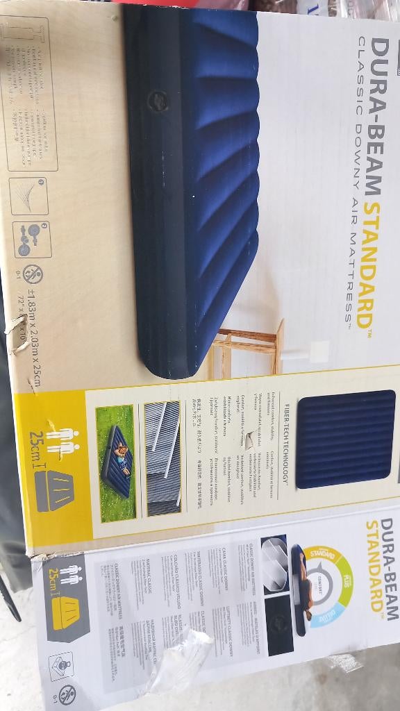 Luchtmatras, Ophalen, Nieuw