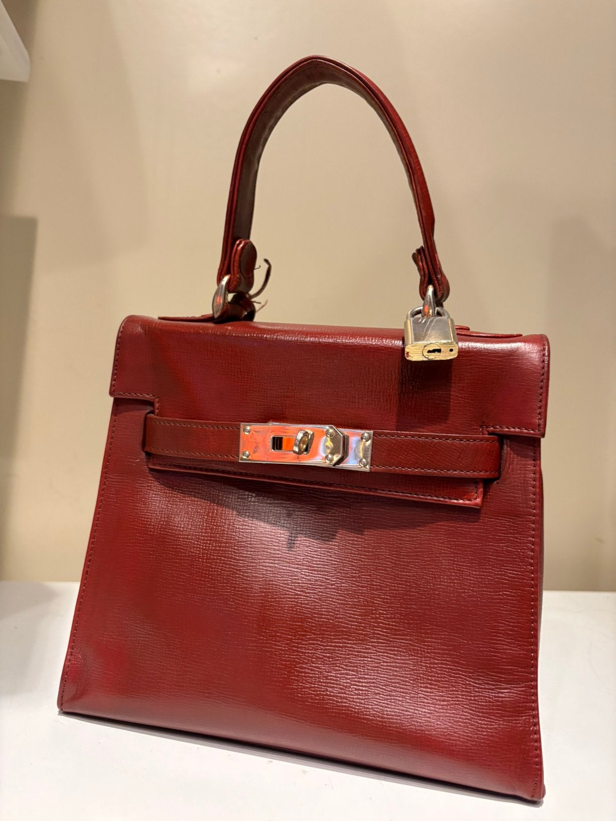 JOAQUIM JOFRÉ vintage mini Kelly stijl tas, Enlèvement ou Envoi, Comme neuf, Sac à main