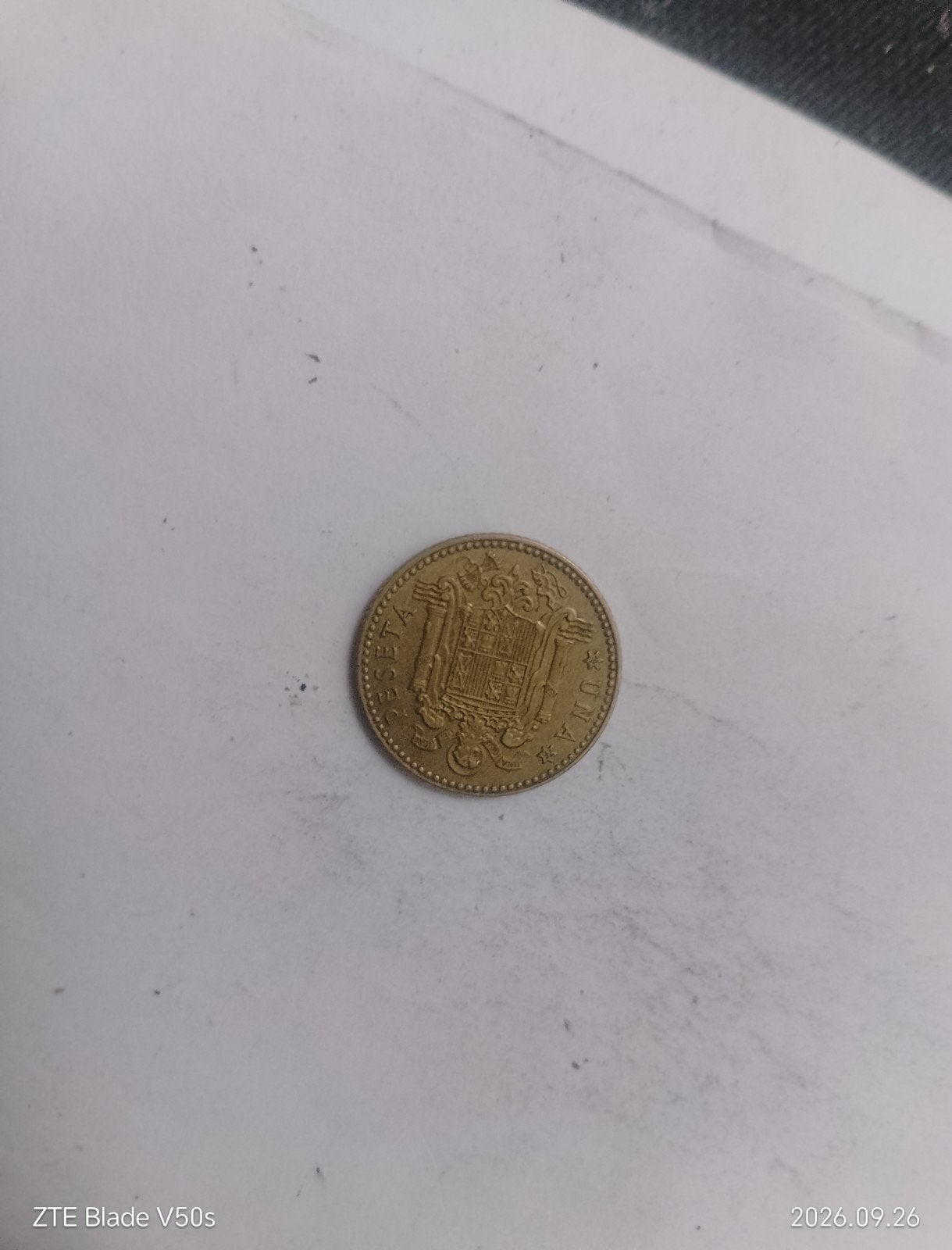 munt peseta  1975, Postzegels en Munten, Ophalen of Verzenden