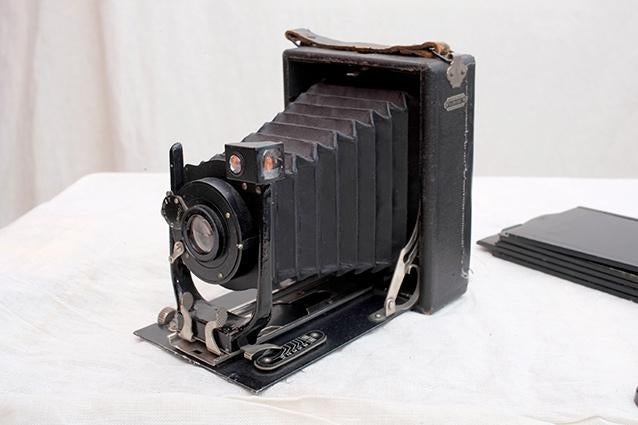 Chambre 9x12 film avec chassis, Enlèvement, Utilisé, Compact, Autres Marques