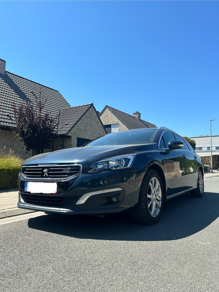 Peugeot 508 SW | 2015 | 90.000 km, Voorwielaandrijving, Blauw, Leder, Particulier