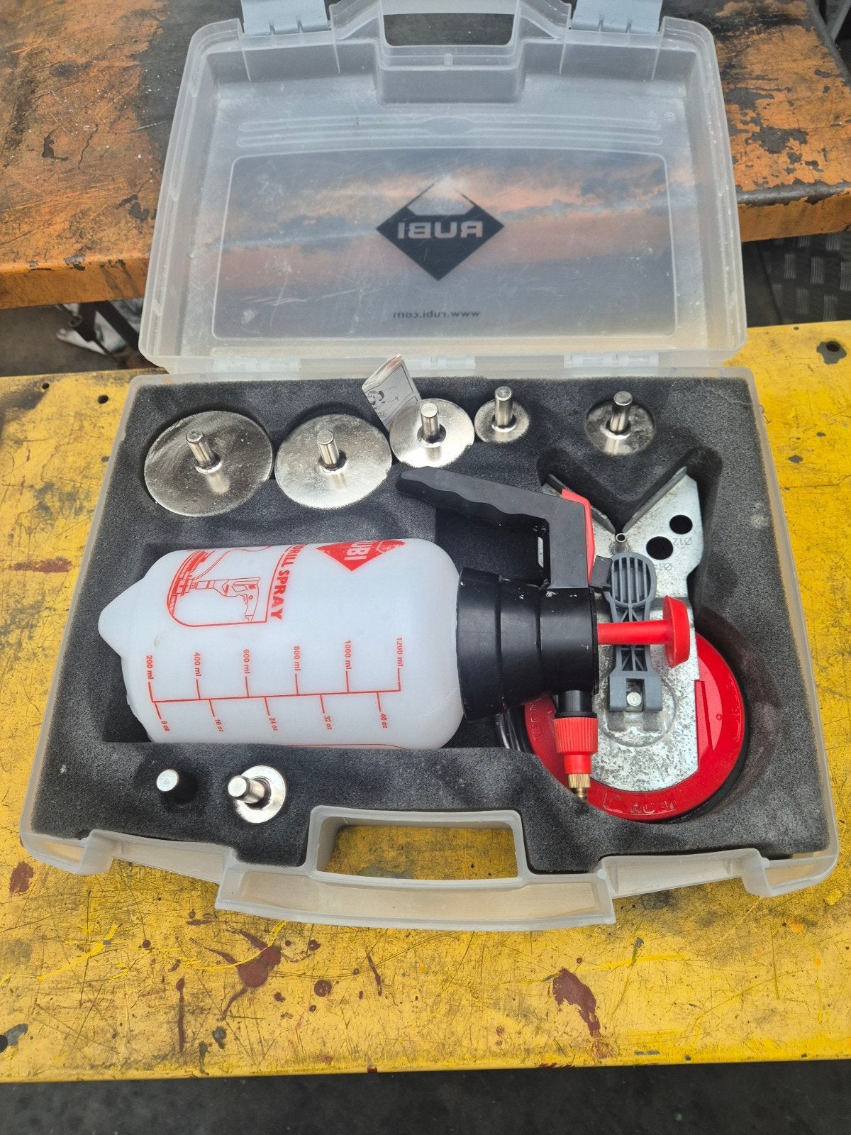 Rubi 50937 9-delige EasyGres Diamantborenset, Bricolage & Construction, Enlèvement ou Envoi, Comme neuf, Rubi
