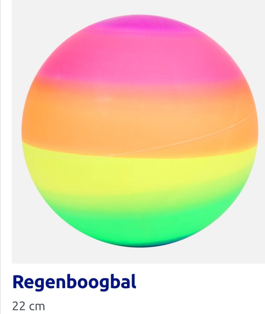regenboogbal nieuw!!!, Kinderen en Baby's, Ophalen, Nieuw
