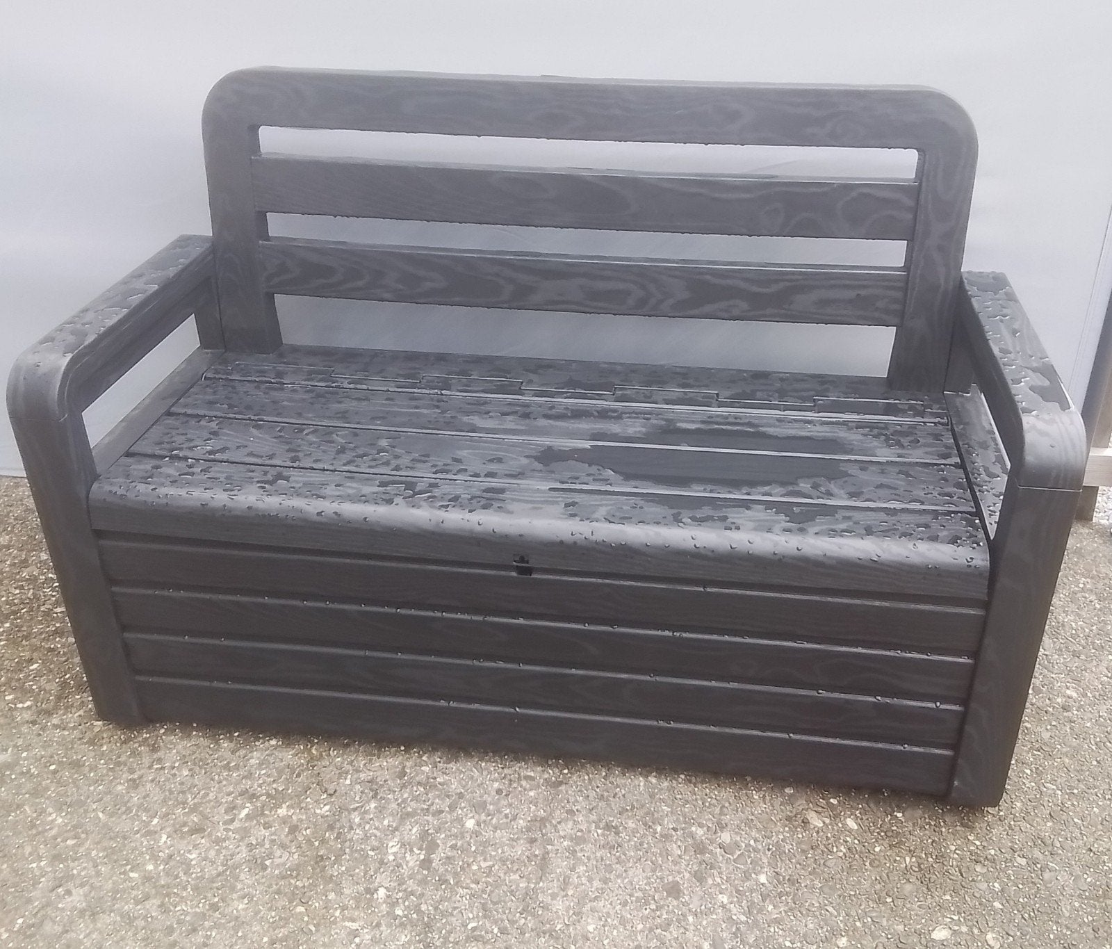 banc coffre  en pvc noir neuf, Neuf, Enlèvement, Autres matériaux, Sets de jardin