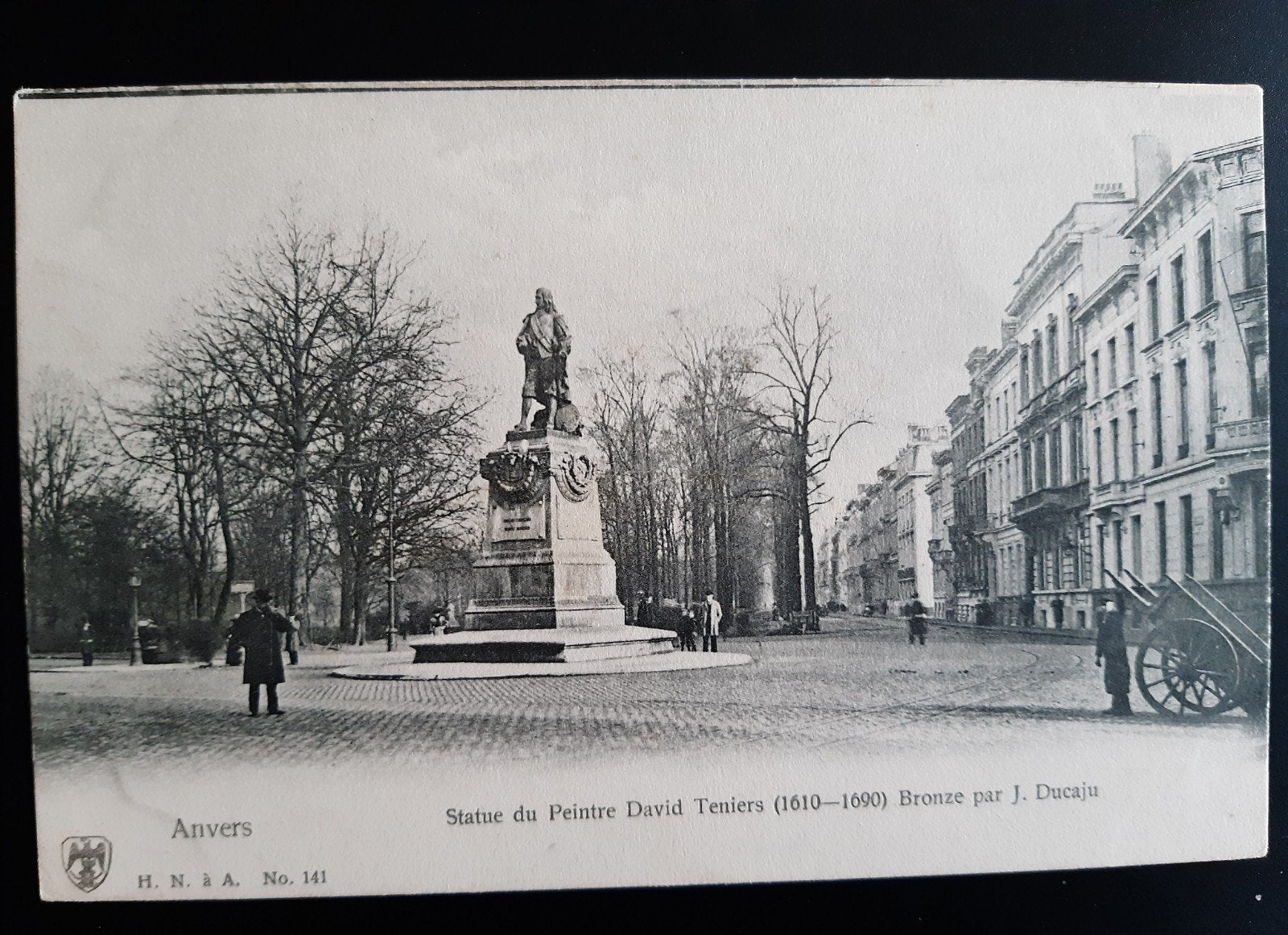 ANTWERPEN ANVERS monument DAVID TENIERS, Verzamelen, Ophalen of Verzenden, Antwerpen
