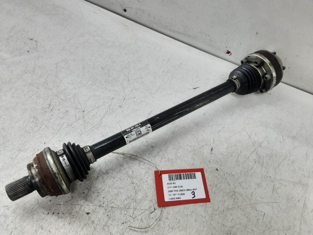 CARDAN ARRIERE GAUCHE (TRANSMISSION) Audi S3 (8V1 / 8VK), Mevr. I. Hauben, Audi, Utilisé, Rue de l'Espoir 34 34
4030  GRIVEGNÉE, BE