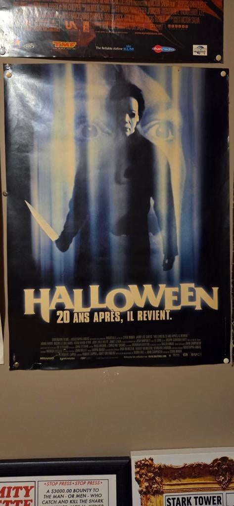 Halloween(michael myers)posters kaders beeldje masker..., Collections, Posters & Affiches, Enlèvement