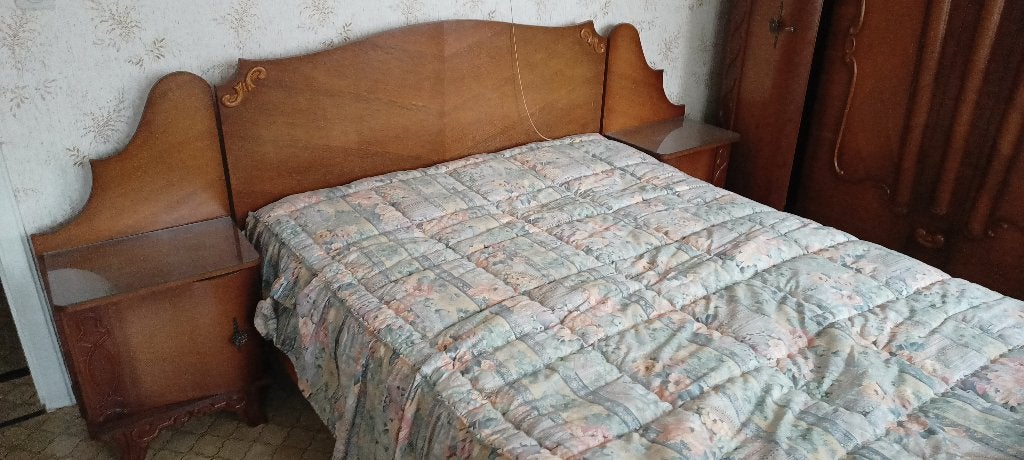 vintage slaapkamer 60's, Huis en Inrichting, Slaapkamer | Complete slaapkamers, Ophalen, Gebruikt, Tweepersoons, 50-60'