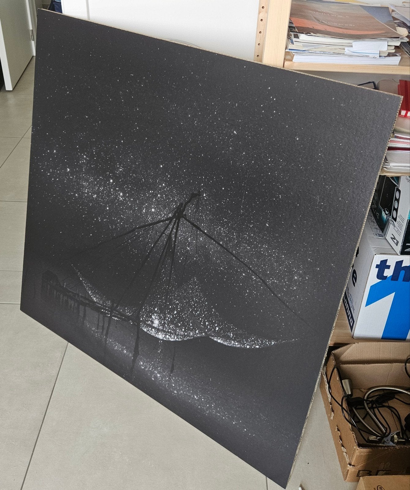 *GERESERVEERD*Gratis af te halen – decoratief paneel 1m x 1m, Ophalen