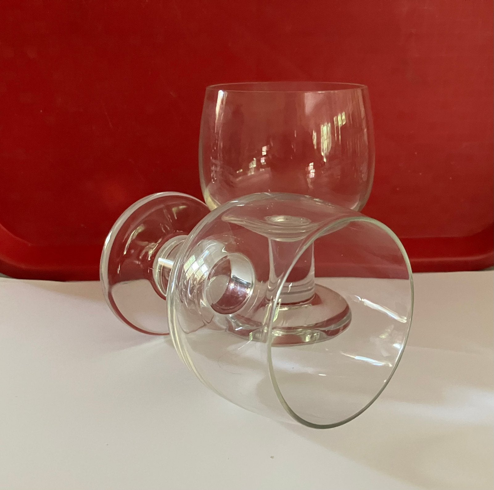 Lot de deux verres à vin, Enlèvement ou Envoi, Comme neuf