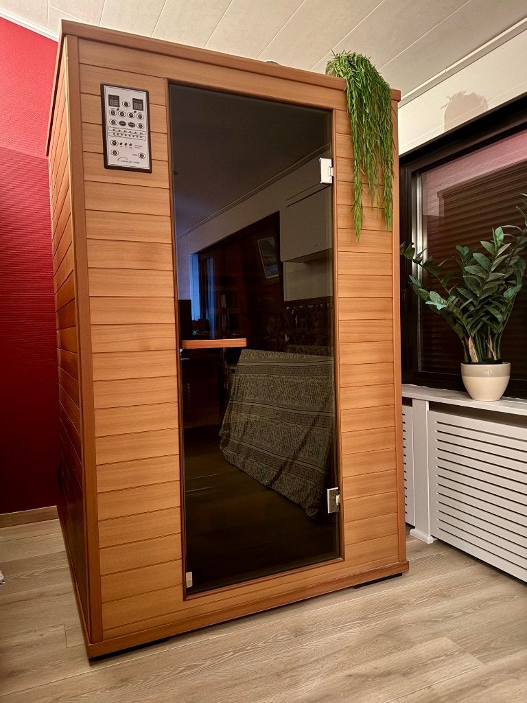 HealthLine Infrarood Sauna 2 personen, Enlèvement, Comme neuf, Infrarouge, Sauna complet