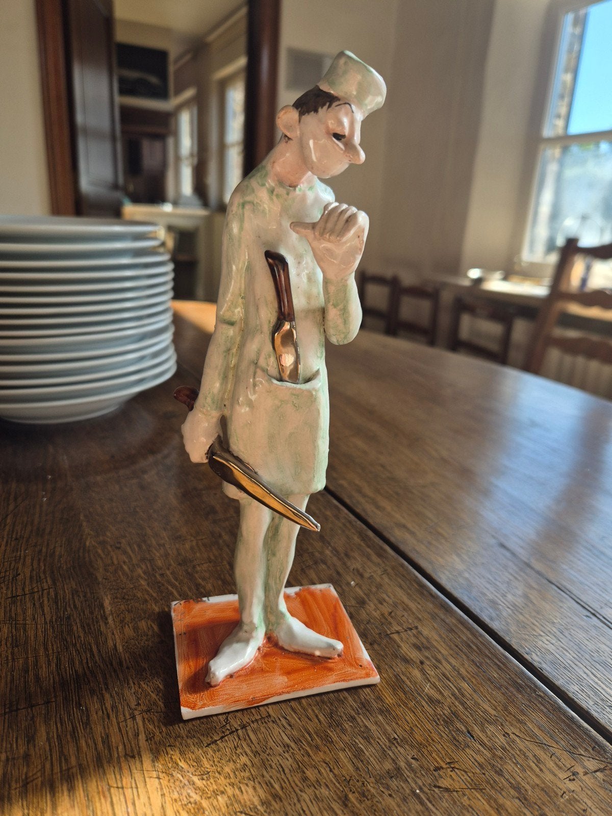 Handgeschilderde terracotta, Enlèvement