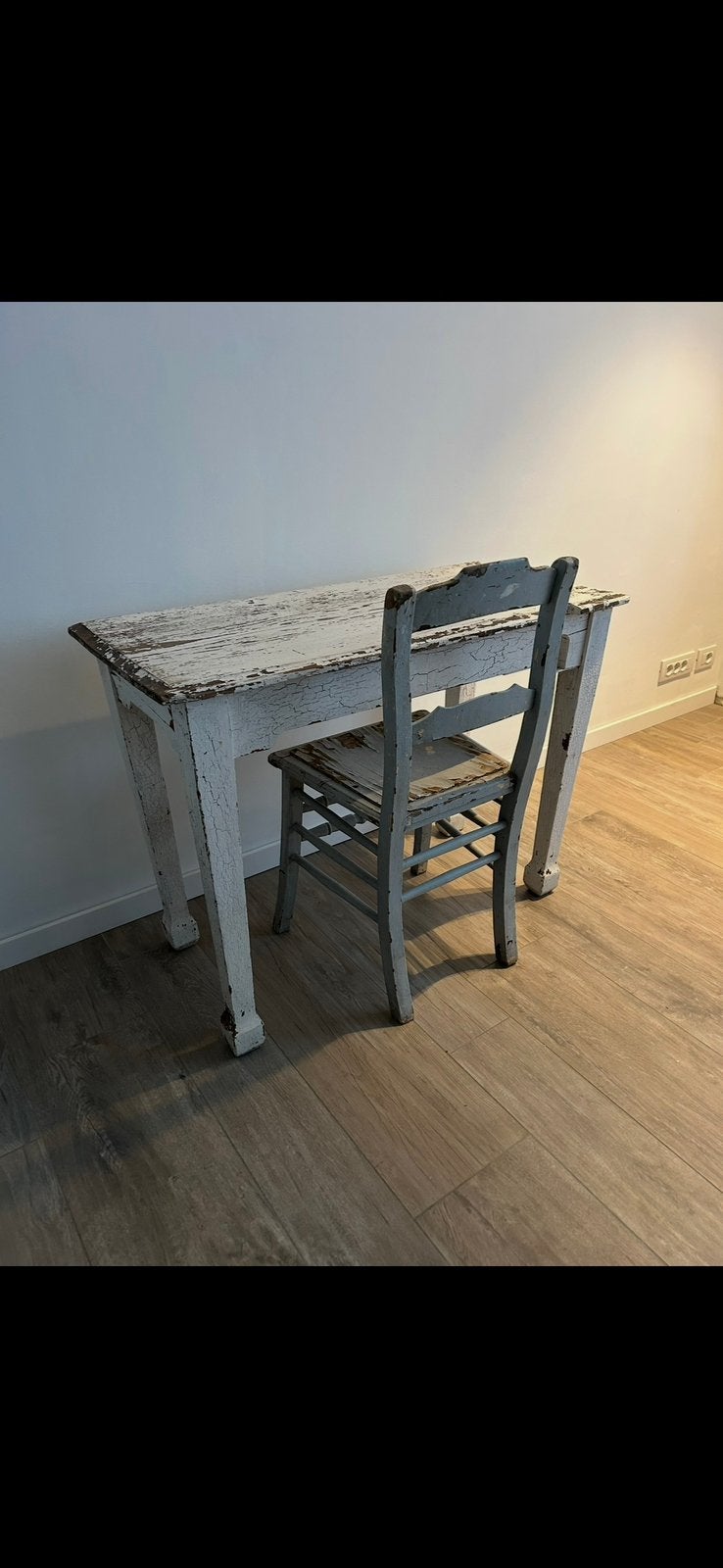 Table de travail décorative avec chaise, Enlèvement, Utilisé
