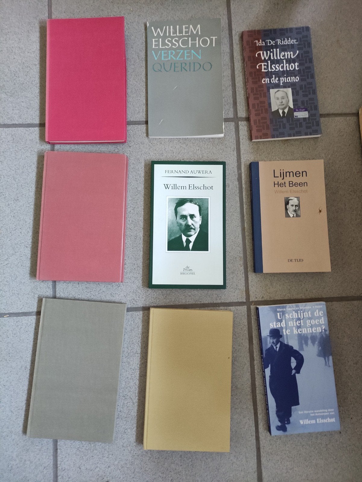 9 PIÈCES DE ET SUR WILLEM ELSSCHOT, Enlèvement ou Envoi