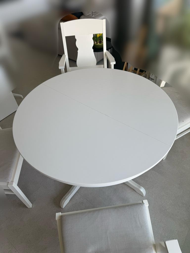 IKEA Ingatorp eettafel (uitschuifbaar), Maison & Meubles, Tables | Tables à manger, Utilisé, 100 à 150 cm, 100 à 150 cm, Cinq personnes ou plus