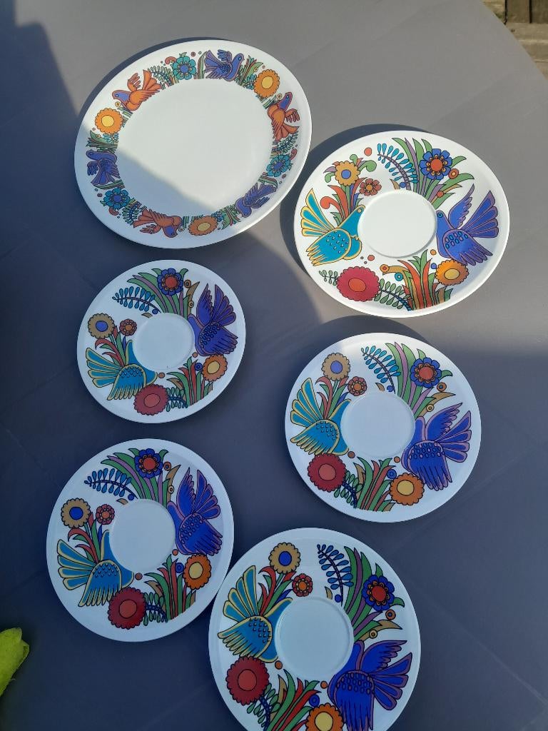 Villeroy & Boch Acapulco TBE Set van 6 stuks, Antiek en Kunst, Ophalen of Verzenden