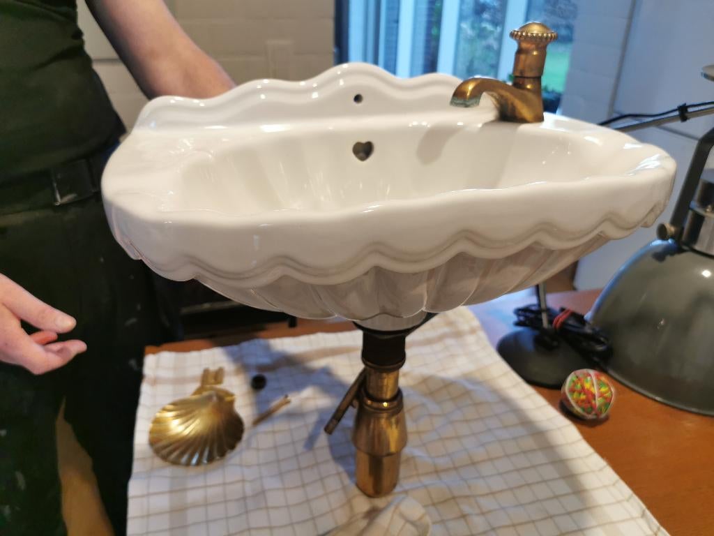 Lavabo à main authentique Maurice Herbeau, Enlèvement