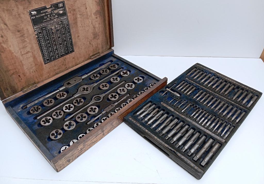 KIT DE TARAUDAGE ET DE DÉCOUPE POUR FIAT UTIT & F 1922-1960, Enlèvement ou Envoi, Utilisé