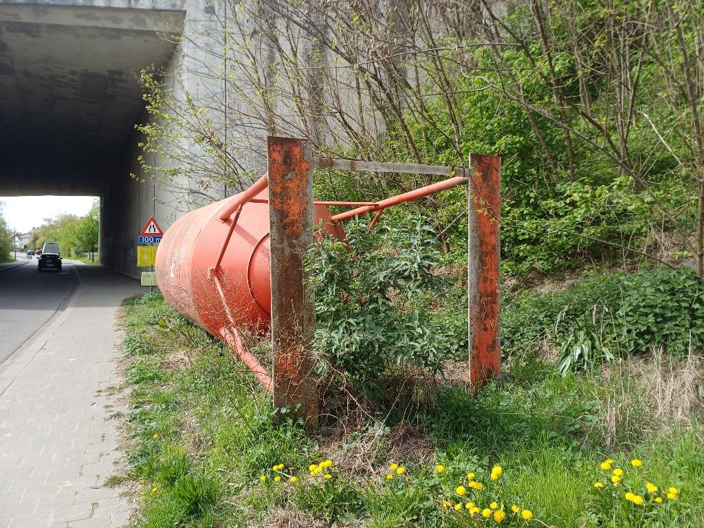 Silo pour sable, chape, Enlèvement, Utilisé