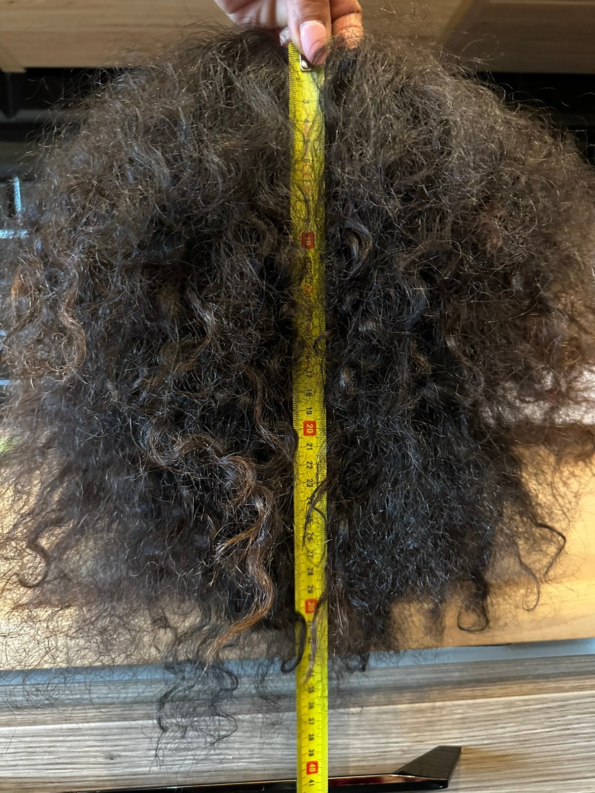 Perruque vrai cheveux humain, Enlèvement, Comme neuf