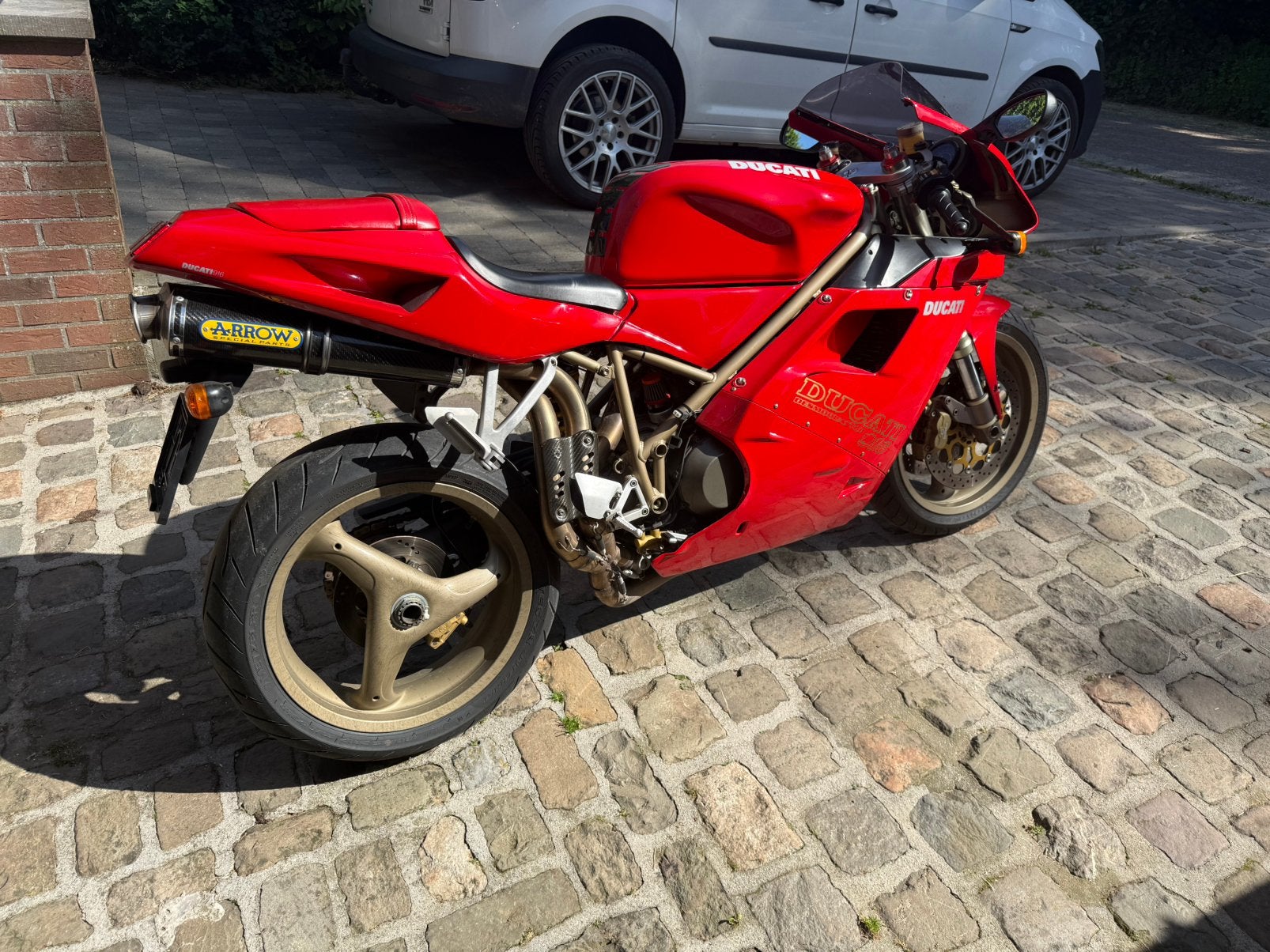 Ducati 916 biposto, Permis Moto A, Occasion, Plus de 35 kW, 2 cylindres