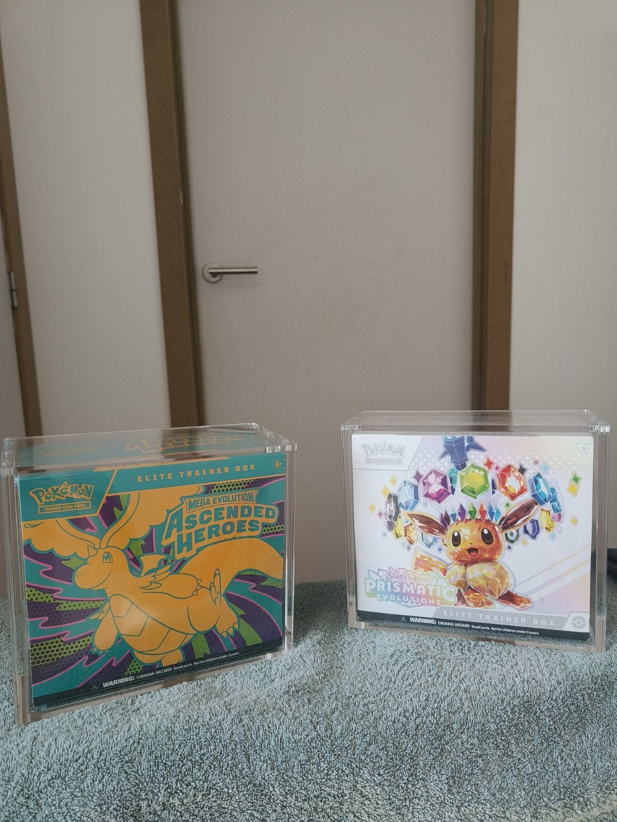Acryl case elite trainer box (etb), Hobby en Vrije tijd, Ophalen, Nieuw, Sleeves of Kaarthoesjes, Foil