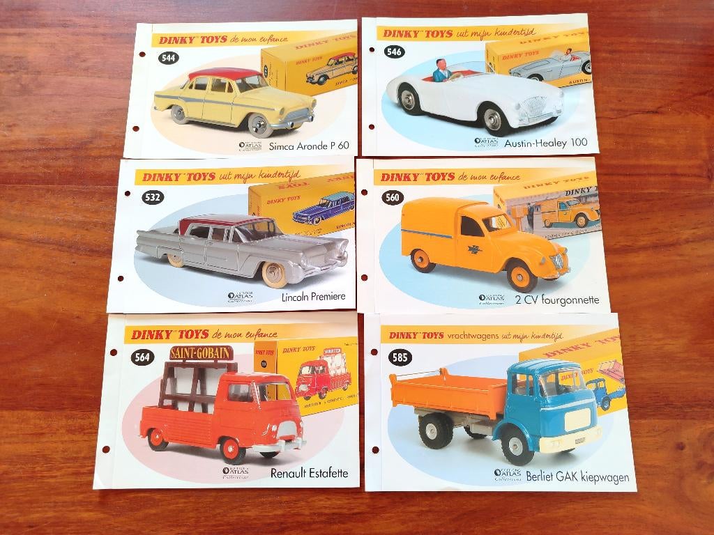 Perceel 02 _ Dinky ATLAS _ 6 technische specificaties, Ophalen of Verzenden, Zo goed als nieuw, Overige typen, Dinky Toys