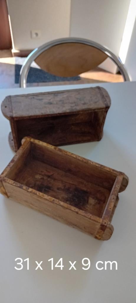 Brocante houten baksteen mallen, Antiek en Kunst, Ophalen of Verzenden