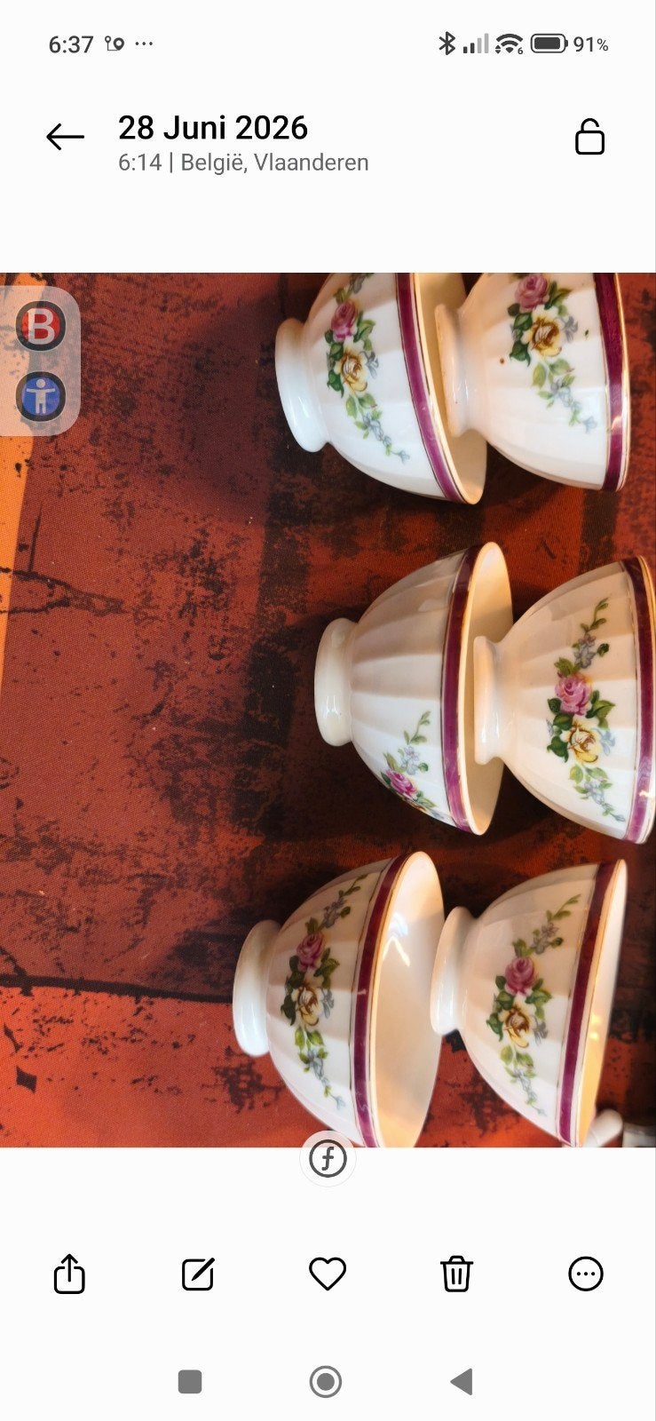 6. Bols à thé chinois avec tampon, Enlèvement ou Envoi