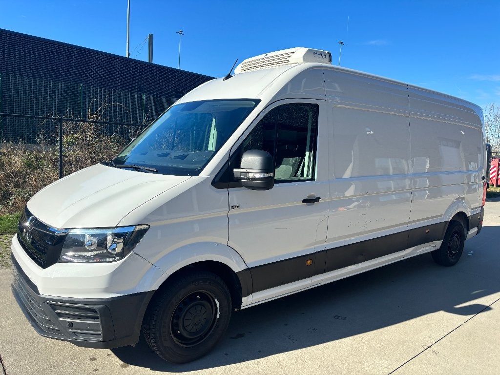 Koelwagen, Auto's, Bestelwagens en Lichte vracht, Voorwielaandrijving, Zwart, MAN, Wit