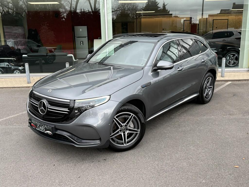 Mercedes-Benz EQC 400 80 kWh / AMG LINE / OPEN DAK / MEMORYZ, Auto's, Automaat, Gebruikt, 5 zetels, SUV of Terreinwagen