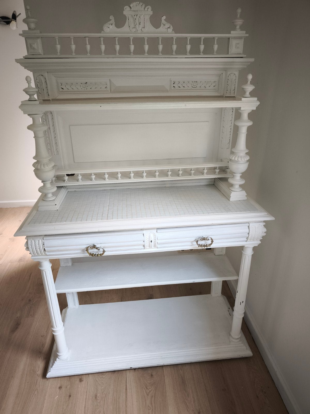 Magnifique dressoir ancien style Henri II en deux parties, Maison & Meubles, Enlèvement