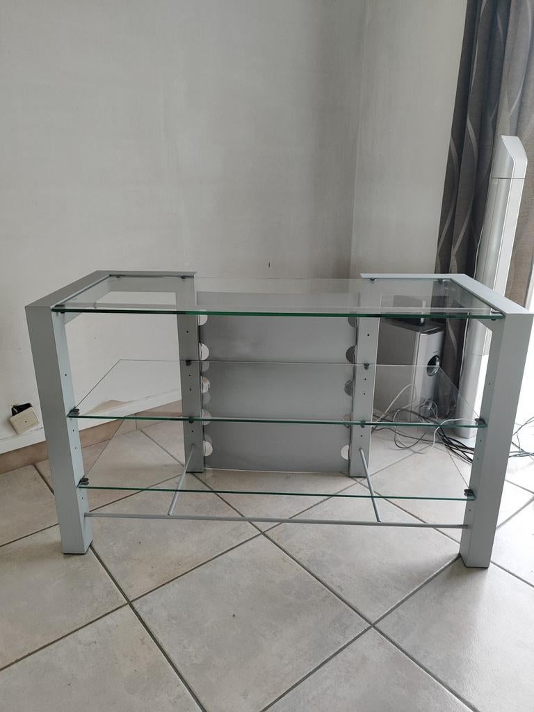 Glazen tv-tafel, Huis en Inrichting, Ophalen