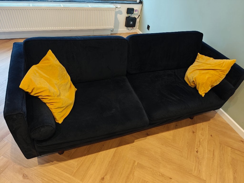 Zetel, Huis en Inrichting, Zetels | Zetels, Ophalen, Overige materialen, 150 tot 200 cm, Driepersoons