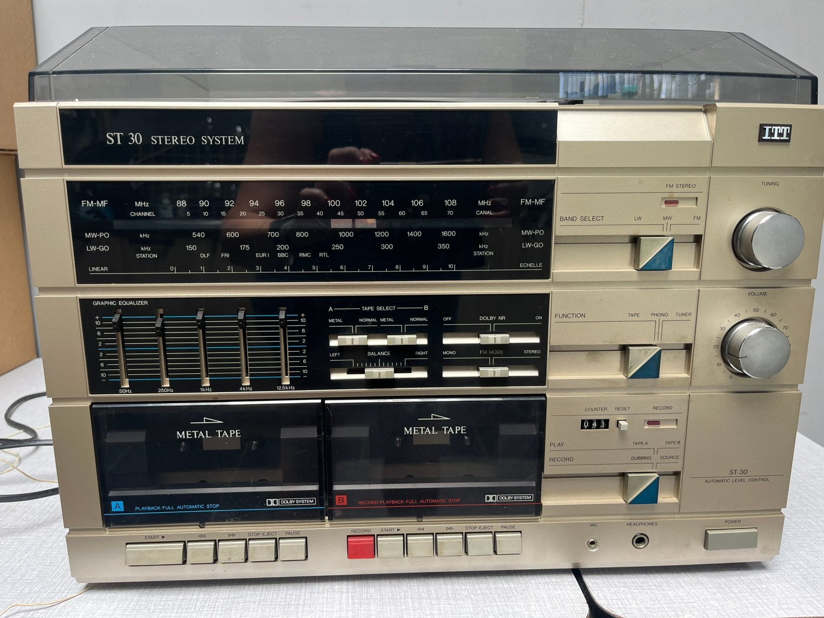 Radio,cassette en lp speler, Enlèvement, Utilisé, Radio