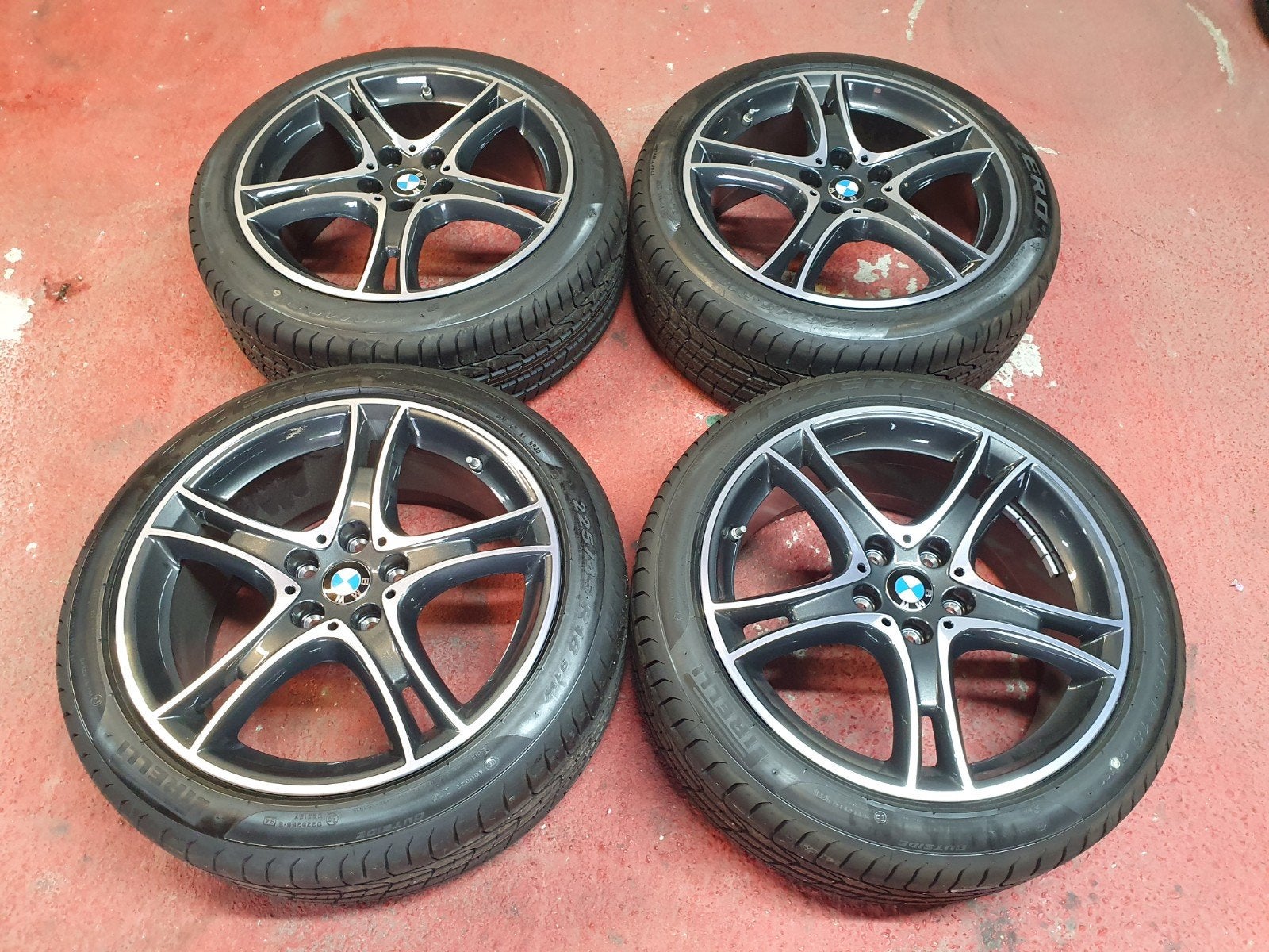 Jantes BMW origine 18" kit Bicolores NEUF 0KM série 1 et 2, Neuf, Pneus et Jantes, Véhicule de tourisme, Pneus été