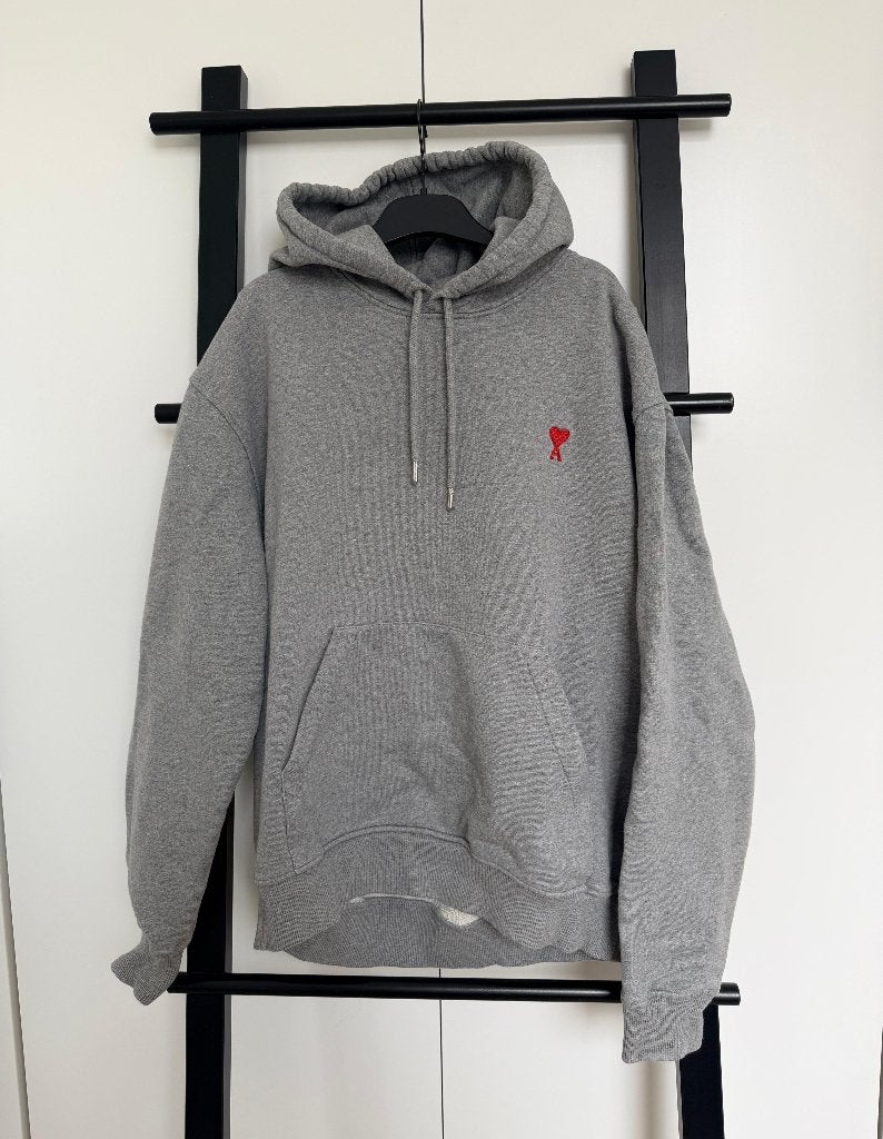 Grijze hoodie AMI maat L, Kleding | Heren, Truien en Vesten, Maat 52/54 (L), Ophalen of Verzenden, Zo goed als nieuw, Ami