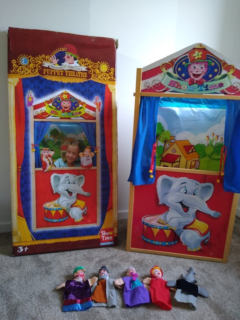 poppenkast met poppenset, Enlèvement, Comme neuf, Autres types