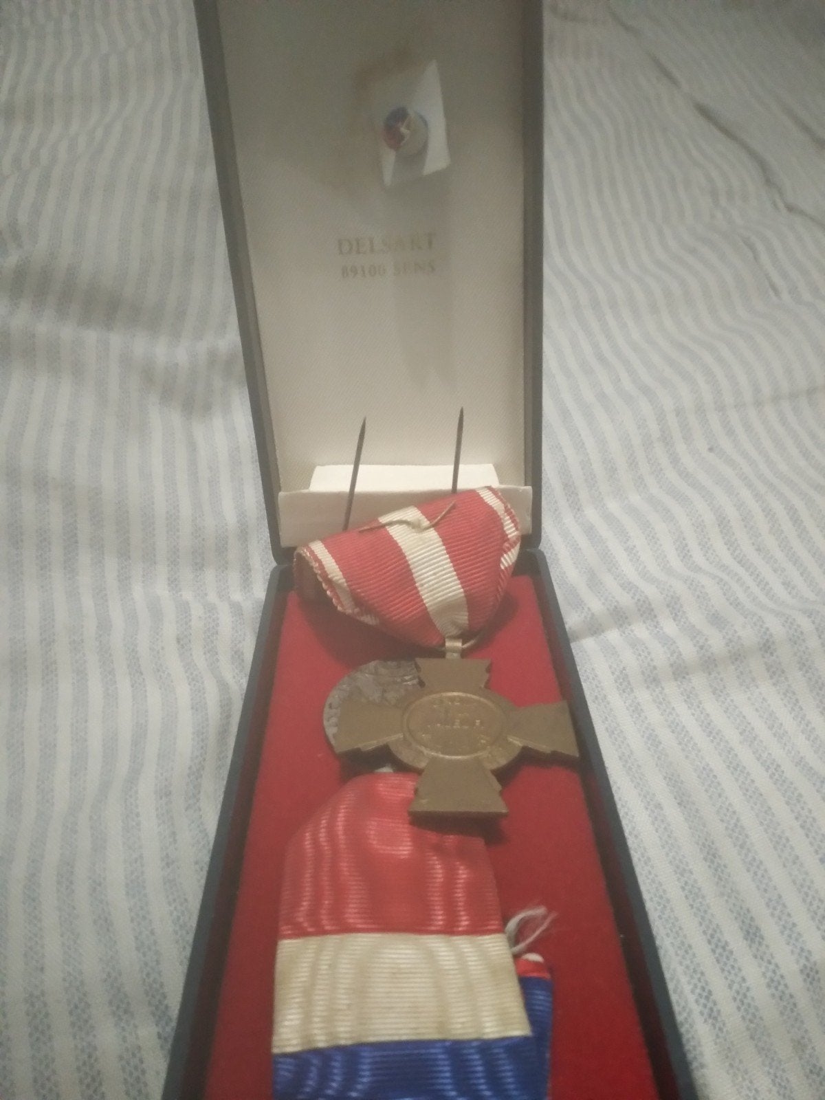 médaille delsart de l'ancienne guerre, Antiquités & Art, Enlèvement ou Envoi